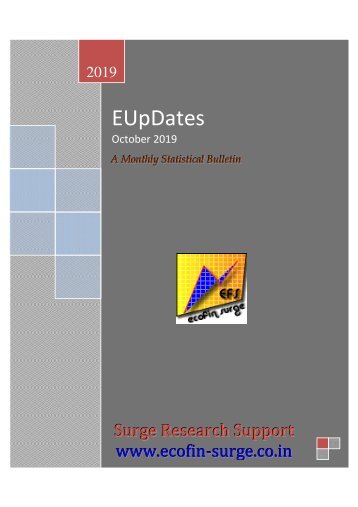 EUpDates—A Monthly Statistical Bulletin of Economic Indicators