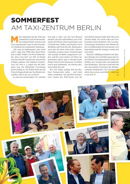 Taxi Times Berlin - September / Oktober  2019