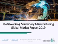 Global Metalworking Machinery Manufacturing Market Comprehensive Growth