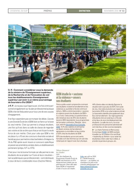 L'Essentiel Prépas n°32 - novembre 2019 