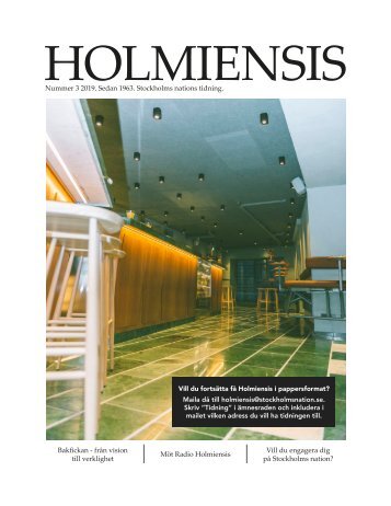 Holmiensis 3 - 2019