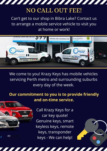 Take an Advantage of Mobile Services for Spare Car Keys | Krazy Keys