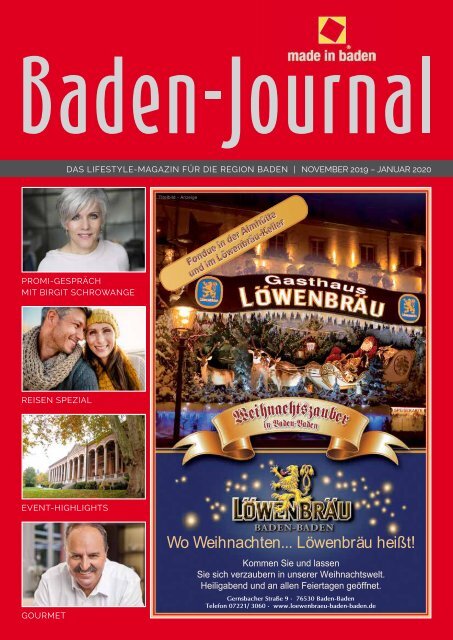 BadenJournal November 2019 - Januar 2020