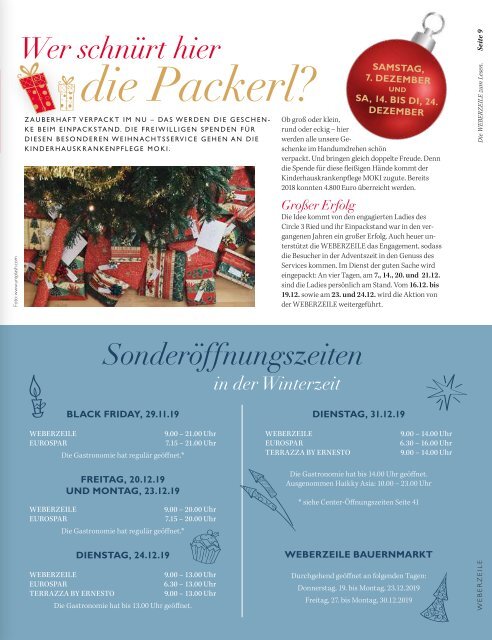 WEBERZEILE Magazin - Winter 2019