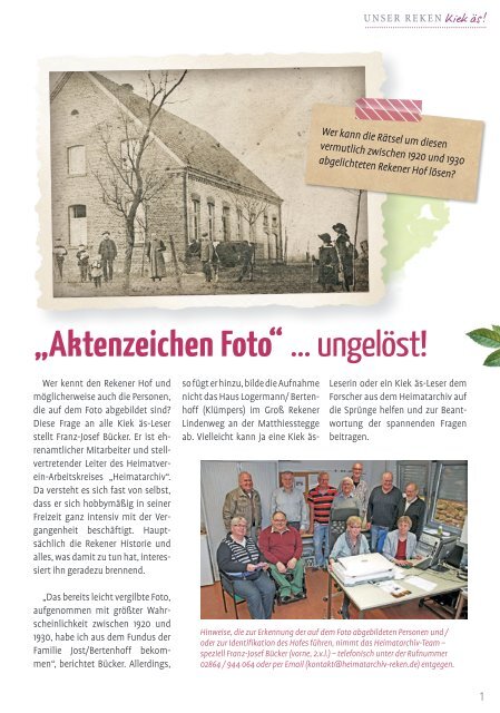Kiek äs  Ausgabe 29 / 2019