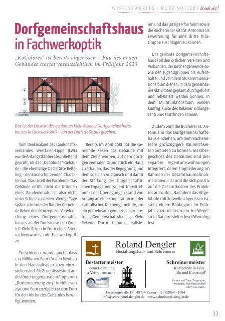 Kiek äs  Ausgabe 29 / 2019
