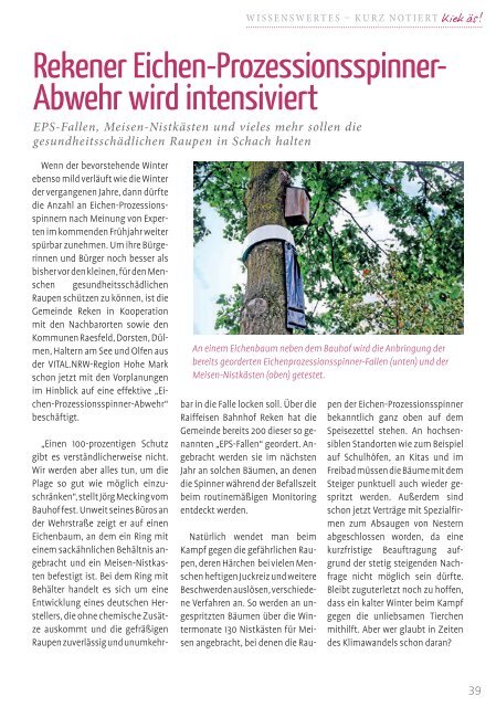Kiek äs  Ausgabe 29 / 2019