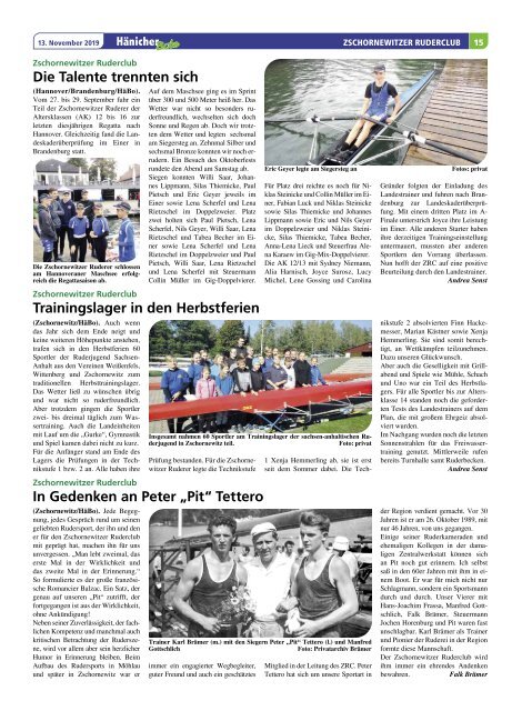 Hänicher Bote | November-Ausgabe 2019