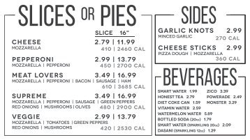 Slice Menu