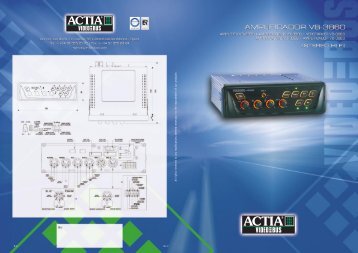 MONITOR 10" - I+ME ACTIA GmbH