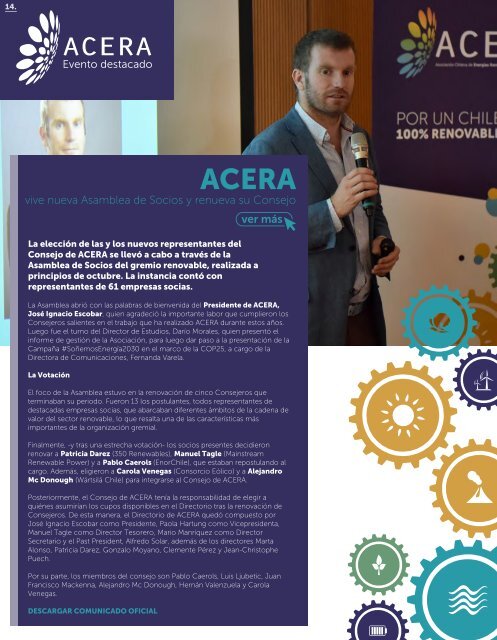 Newsletter ACERA - Octubre 2019