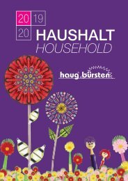 Haushalt 2019 / 2020 - haug bürsten