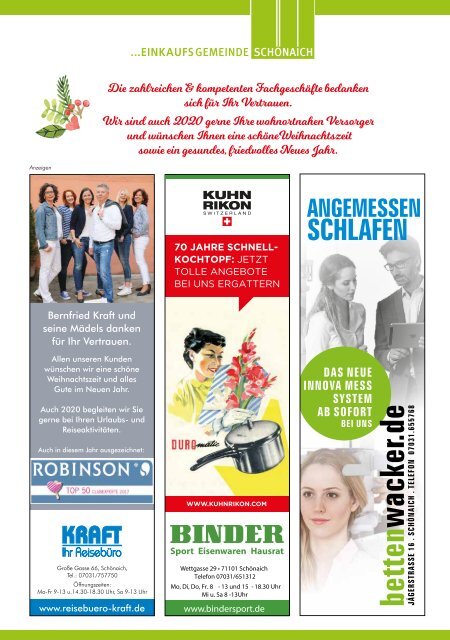 Pluspunkte-Magazin Noevmber 2019