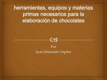 herramientas, equipos y materias primas