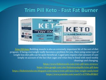 Trim Pill Keto - Fast Fat Burner-converted