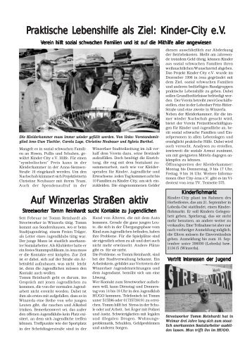 Stadtteilzeitung Winzerla August 2002 Seiten 3 + 4