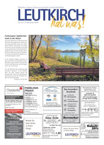 Leutkirch hat was 13.11.2019