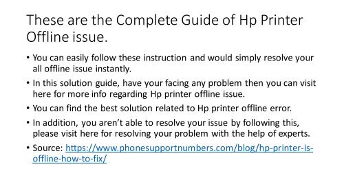 How to Turn HP Printer From Offline to Online