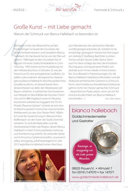 Magazin - Wir heiraten - 25.11.2019