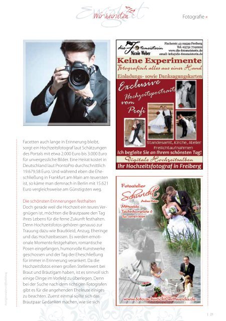 Magazin - Wir heiraten - 25.11.2019