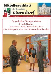 können sich Ihre Schulanfänger bedanken - September 2010 ...