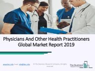 Physicians And Other Health Practitioners Market New Strategies And Forecast 2022