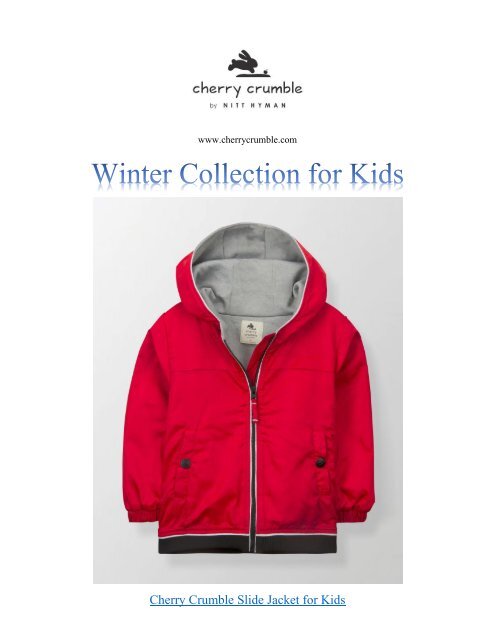 cherry crumble jacket