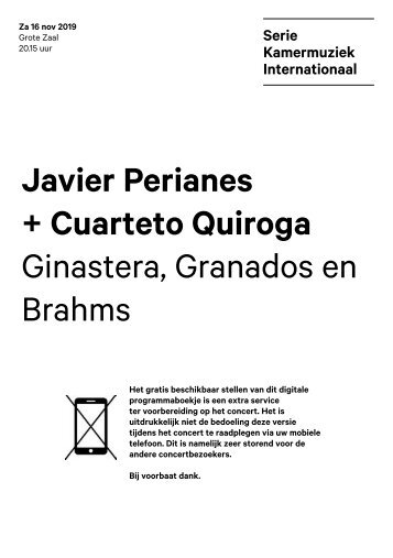 2019 11 16 Javier Perianes + Cuarteto Quiroga