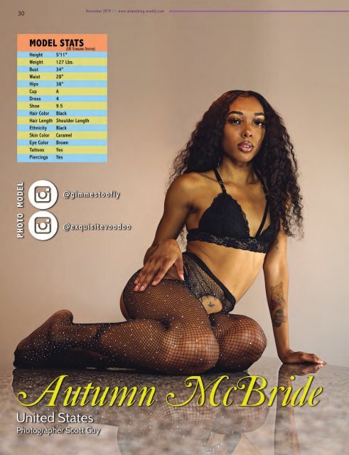 International Model Magazine  November 2019 Vol 5 Issue 5