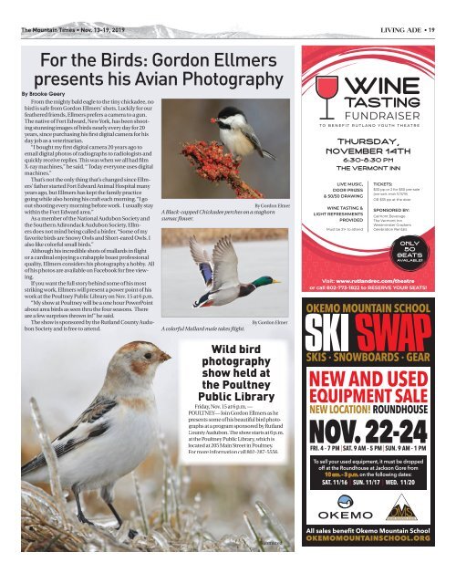 The Mountain Times - Volume 48, Number 46: November 13-19, 2019