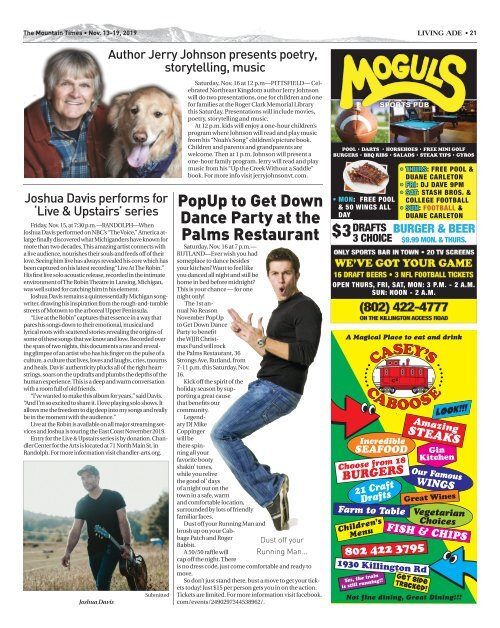 The Mountain Times - Volume 48, Number 46: November 13-19, 2019