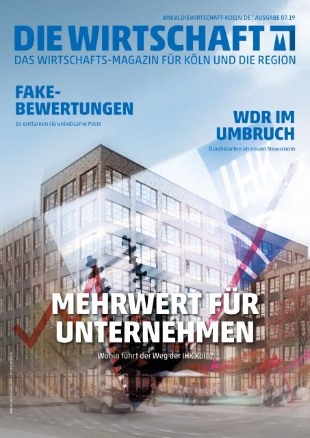 Die Wirtschaft Köln Ausgabe 07 / 2019