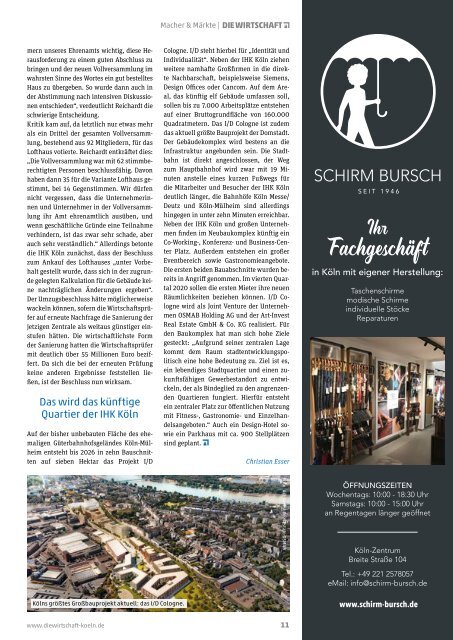 Die Wirtschaft Köln Ausgabe 07 / 2019