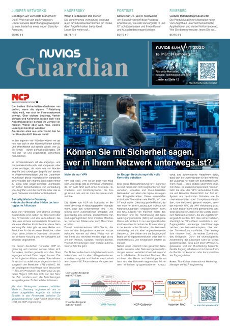 Nuvias Guardian - Ausgabe November 2019