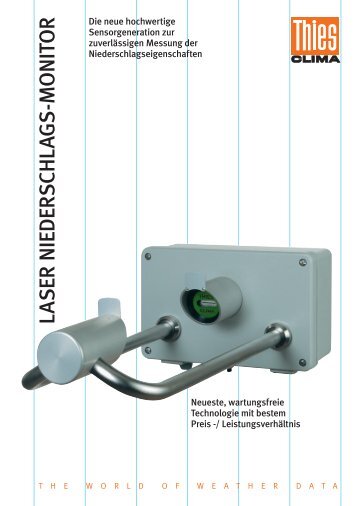 Laser distrometer - Measurement Valley