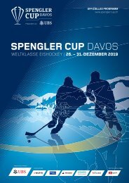 SPENGLER CUP DAVOS - Programm 2019
