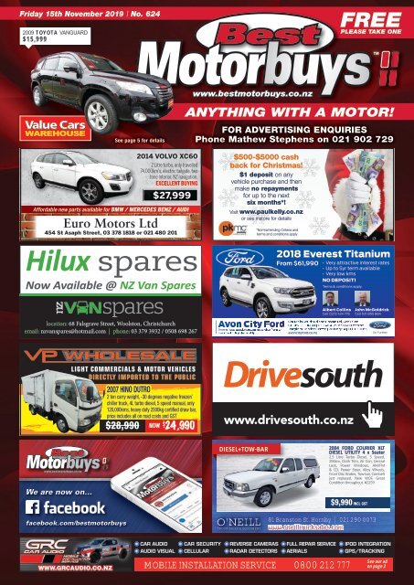 Best Motorbuys: November 15, 2019 Best Motorbuys: November 15, 2019
