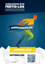 AUSBILDUNGSPLÄTZE - FERTIG - LOS | Ostfriesland 2020