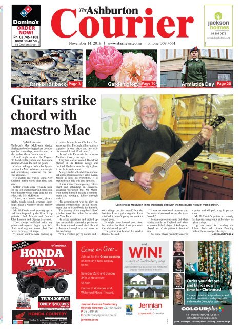 Ashburton Courier: November 14, 2019