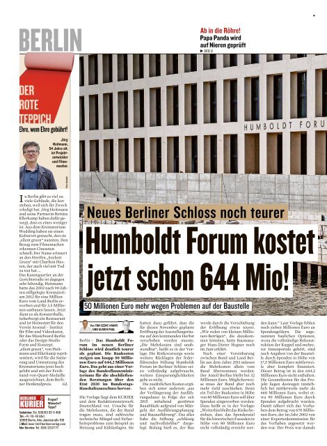 Berliner Kurier 13.11.2019