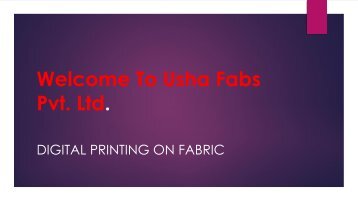 Digital Printing on Fabric | Digital Textile Printing | Digital Printing on fabric in Delhi