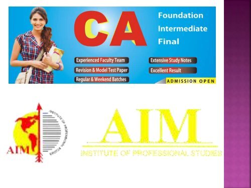 Best CA Coaching in Delhi | Fees & Faculties | Aim Institute  