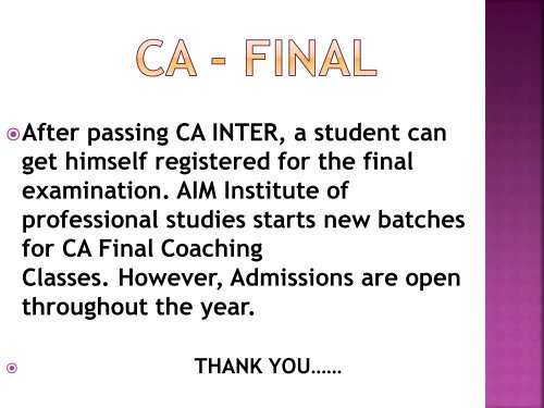 Best CA Coaching in Delhi | Fees & Faculties | Aim Institute  