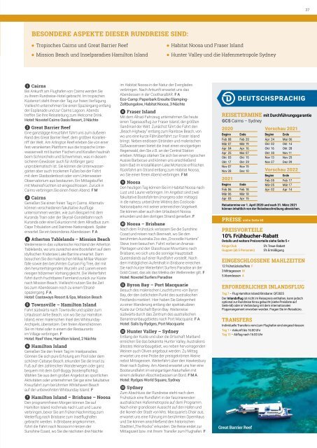 AAT Kings Gruppenreisen & Kurztouren in Australien und Neuseeland 2020/21