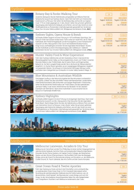 AAT Kings Gruppenreisen & Kurztouren in Australien und Neuseeland 2020/21