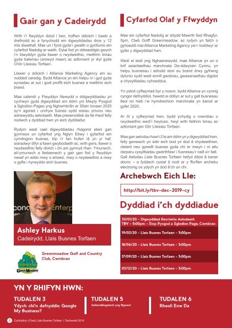 TBV November 2019 Welsh