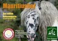 Mauritiushof Naturmagazin Ausgabe November 2019
