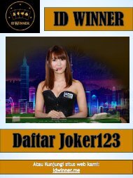 Daftar Joker123