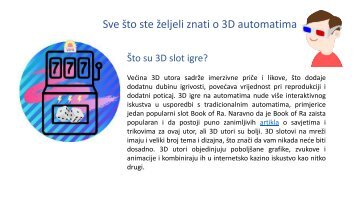 Sve što ste željeli znati o 3D automatima