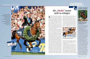 die Derby - Pferd+Sport